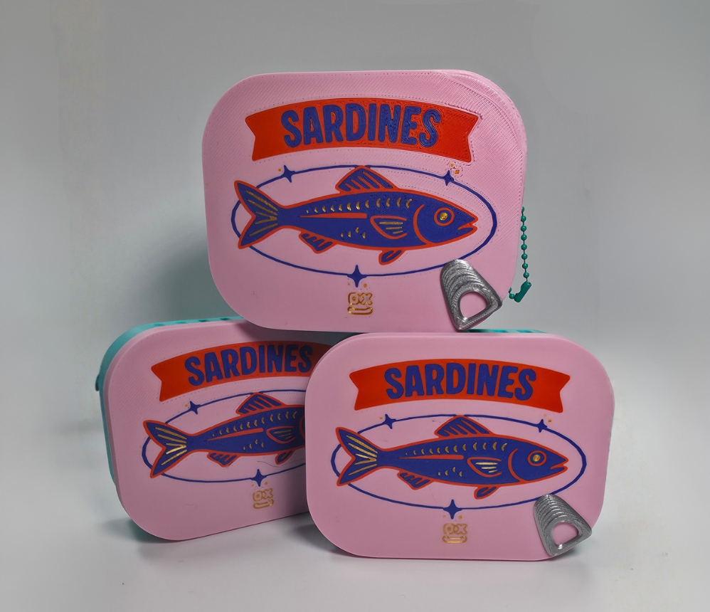 Sardines Clicker Big Tin