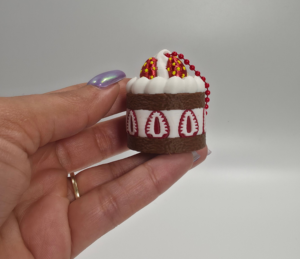 Strawberry Birthday Cake Fidget Clicker