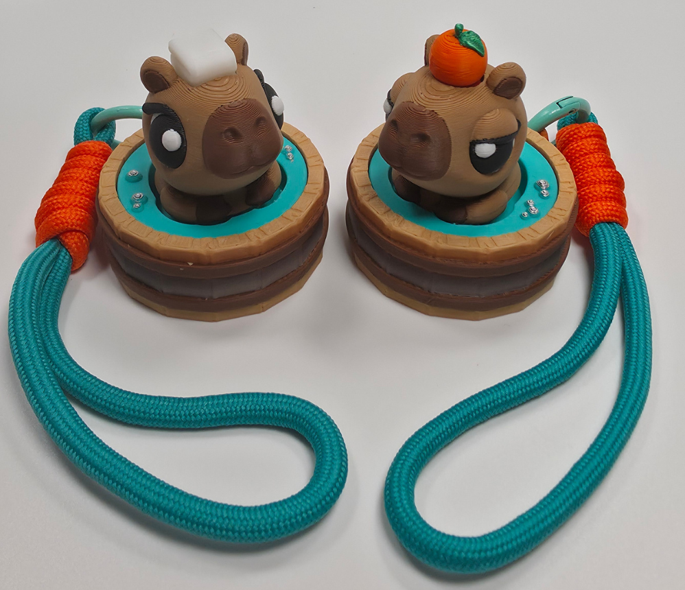 Capybara In Swim Ring Clicker