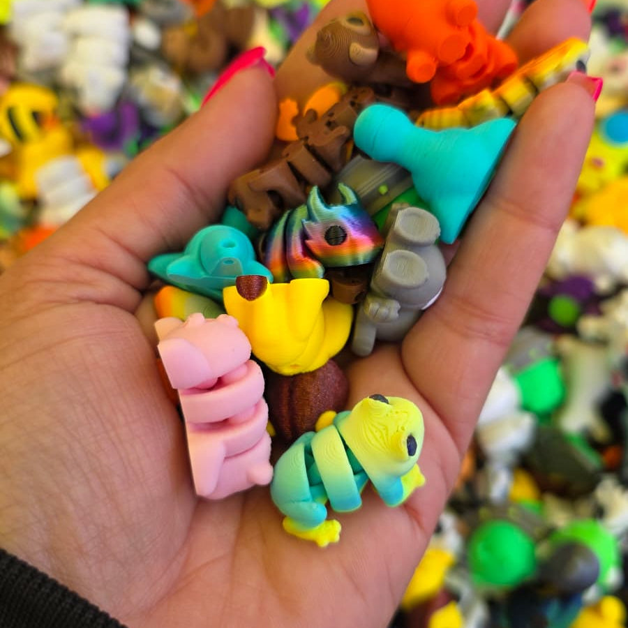 Tiny flexi animals - Assorted