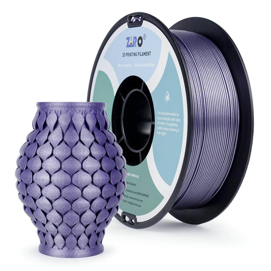 ZIRO Glitter Diamond PLA Filament 1.75mm, Lavender