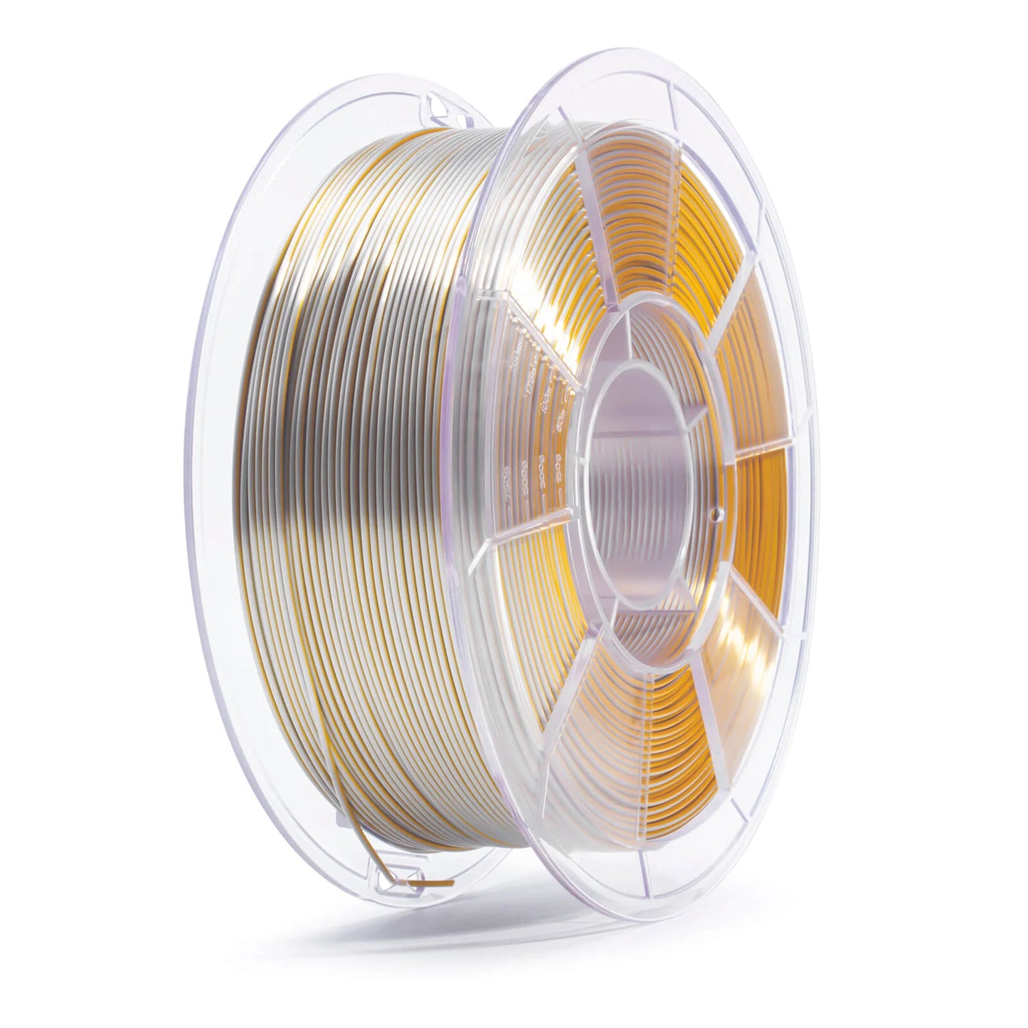 ZIRO Tri-color Silk PLA Filament 1.75mm, Gold & Silver