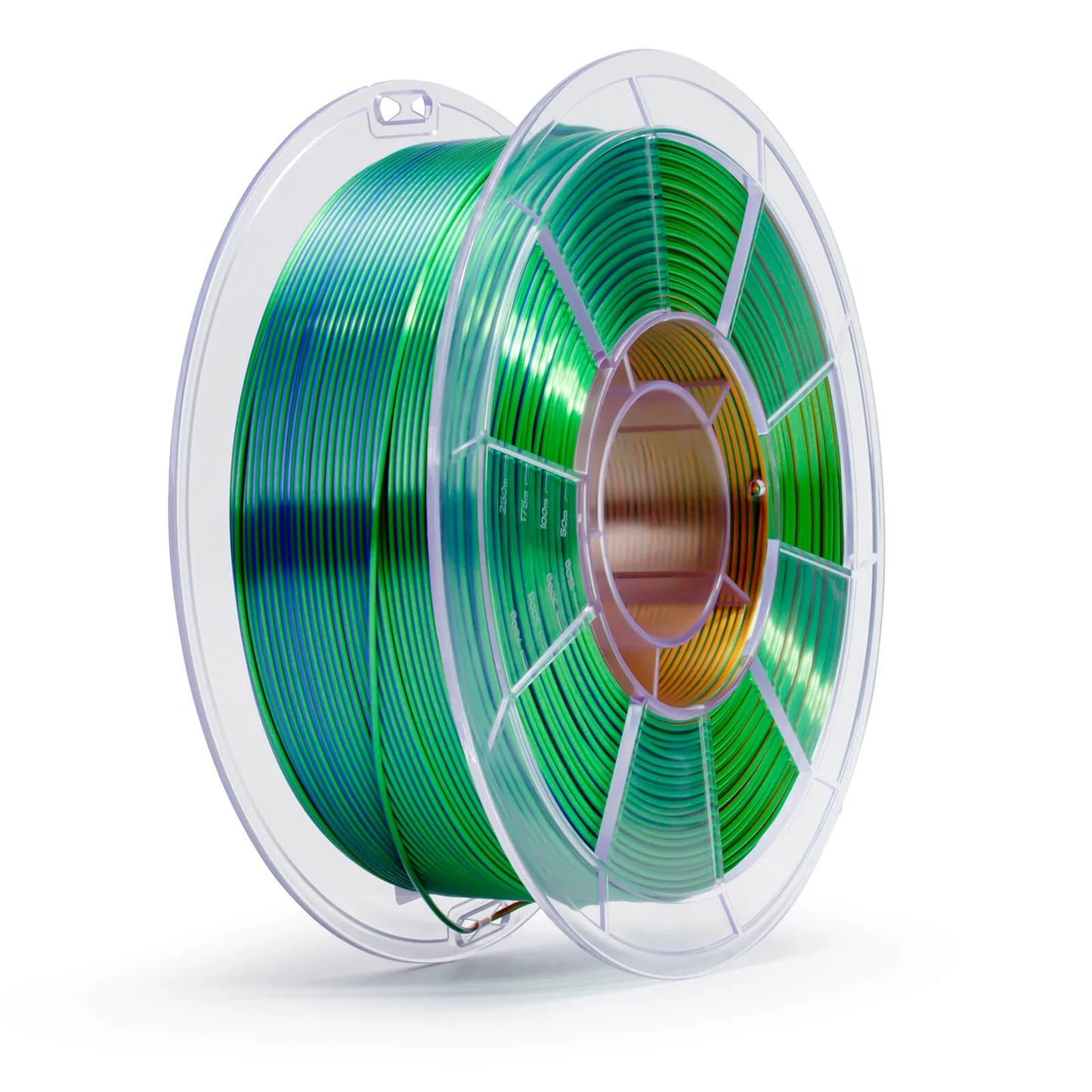 ZIRO Tri-color Silk PLA Filament 1.75mm, Golden Oasis