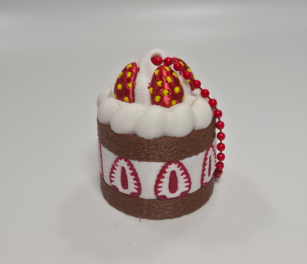 Strawberry Birthday Cake Fidget Clicker