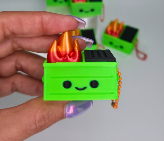 Dumpster in a fire clicker