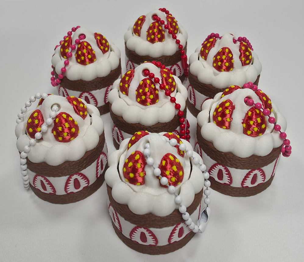 Strawberry Birthday Cake Fidget Clicker