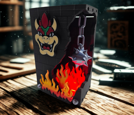 Brick Lamp - BOWSER