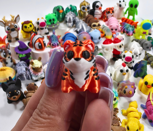 Tiny flexi animals - Assorted