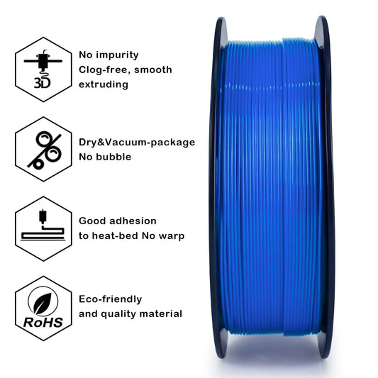 ZIRO PLA PRO Basic Color Series Filament 1.75mm, Blue