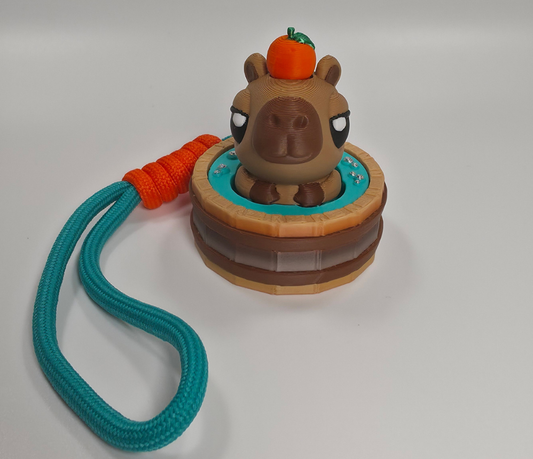 Capybara In Swim Ring Clicker