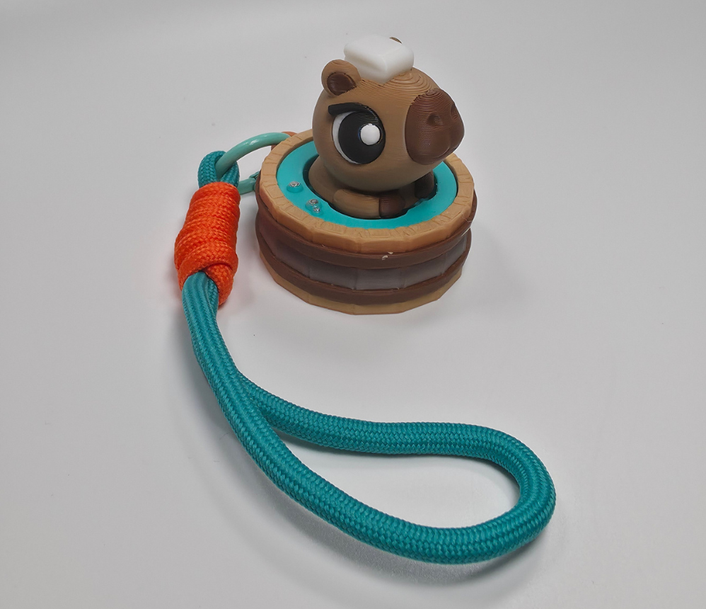 Capybara In Swim Ring Clicker