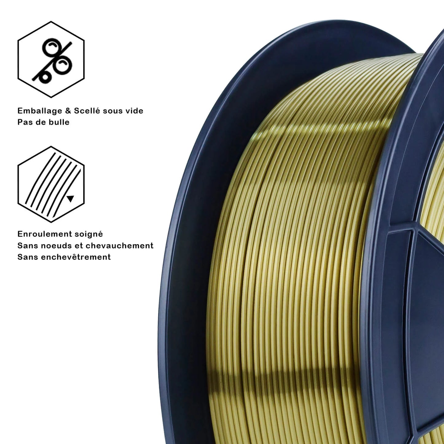 ZIRO Silk PLA Filament 1.75mm, Bronze