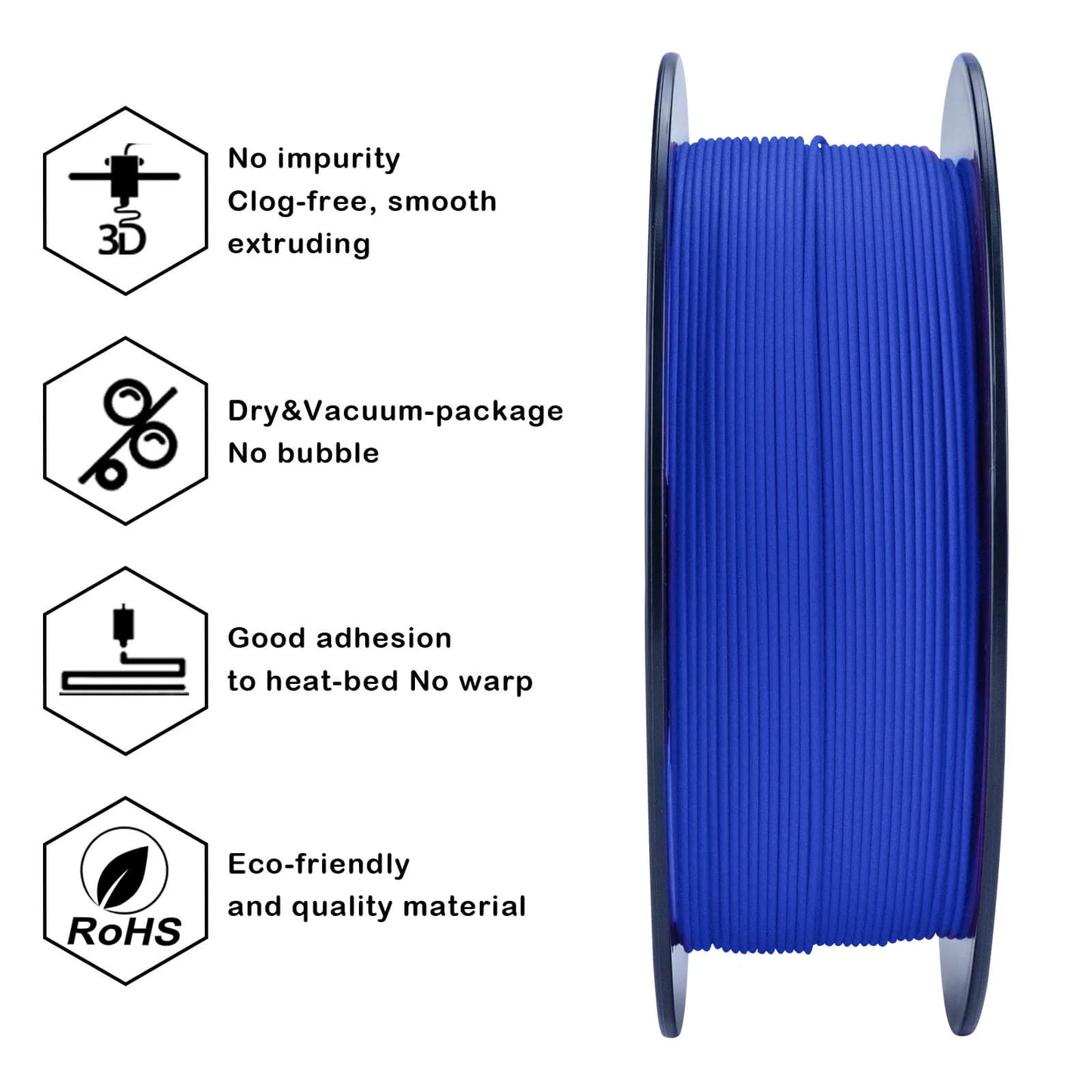 ZIRO Matte PLA Filament 1.75mm, Blue