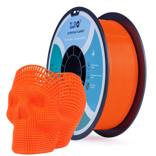 ZIRO Fluorescence PLA Filament 1.75mm, Fluo Orange