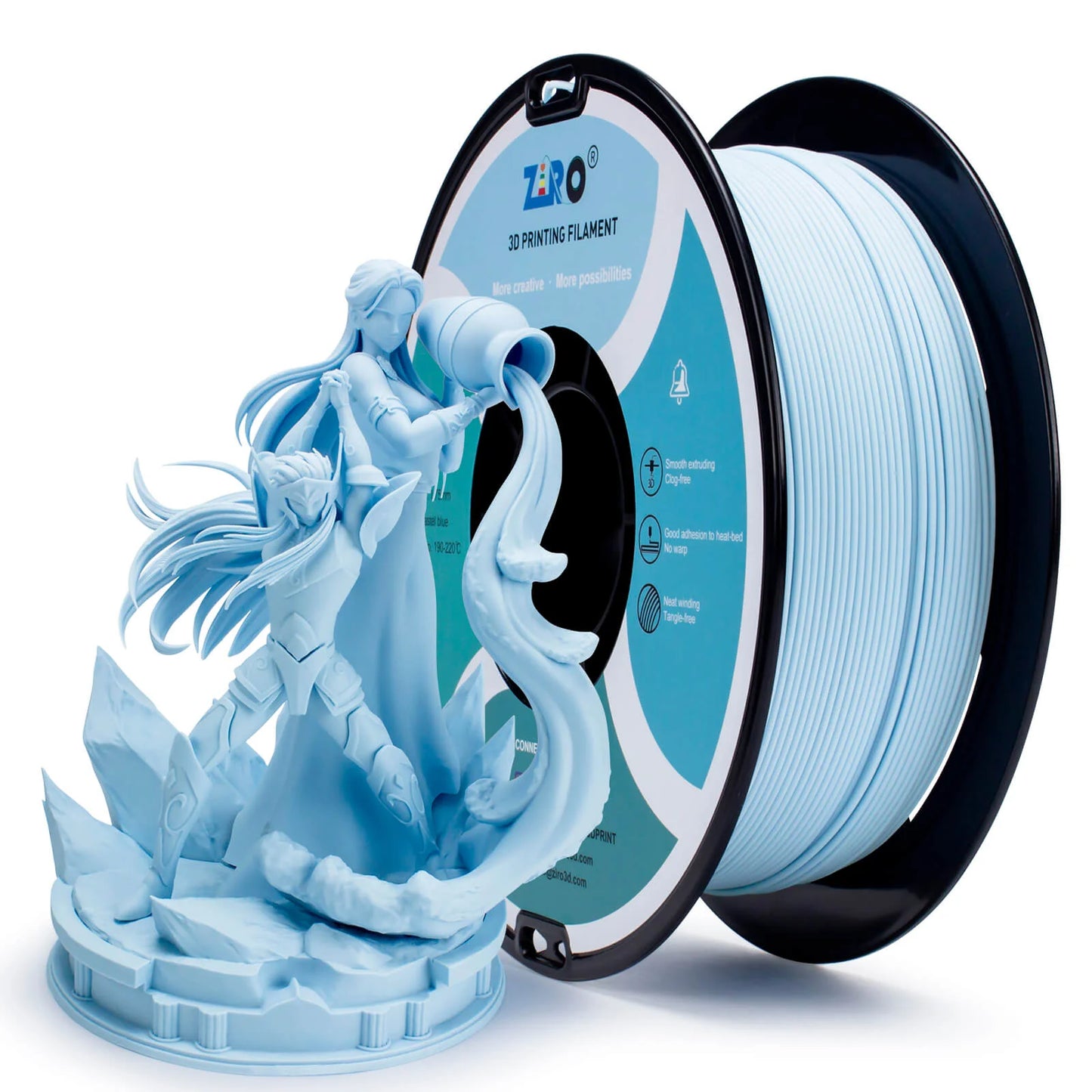 ZIRO Matte PLA Filament 1.75mm,