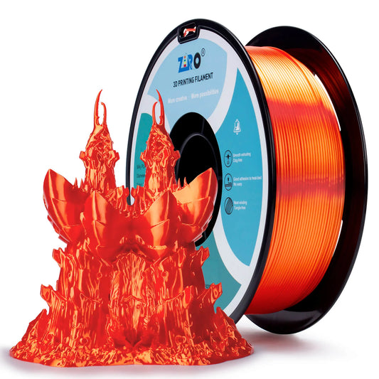 ZIRO Silk PLA Filament 1.75mm, Orange