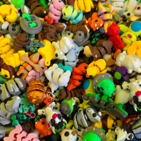 Mini flexi animals - Assorted