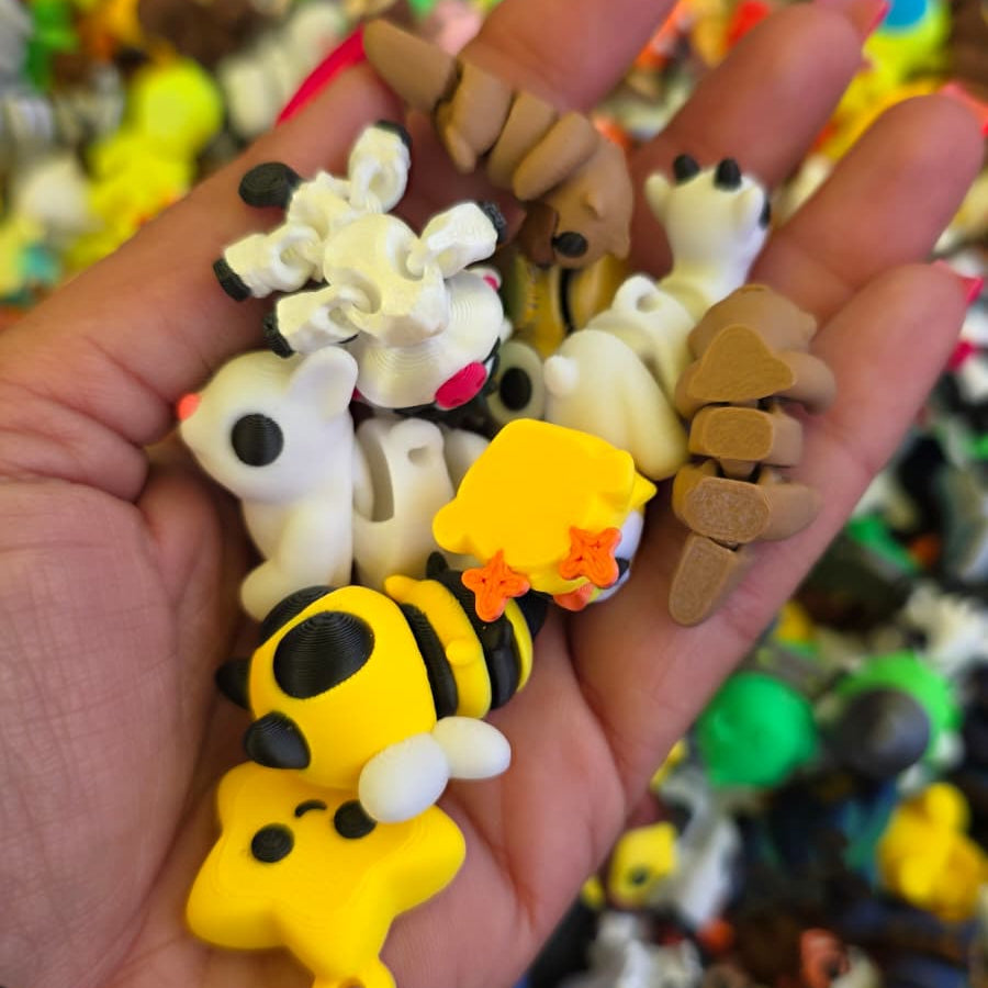 Tiny flexi animals - Assorted