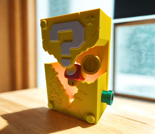 Brick Lamp - MARIO